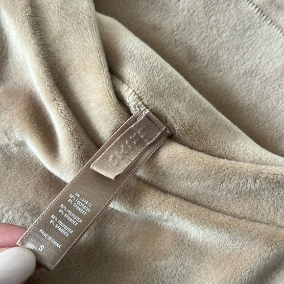 SKIMS Velour Crewneck Tank Honey Size Small - Picture 4 of 5